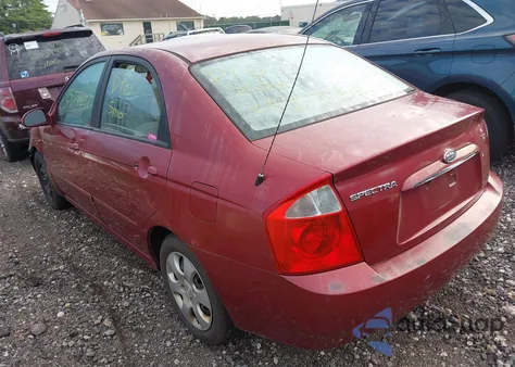 2006 Kia Spectra Ex/Lx/Sx из США, поврежденный, VIN KNAFE121865291766